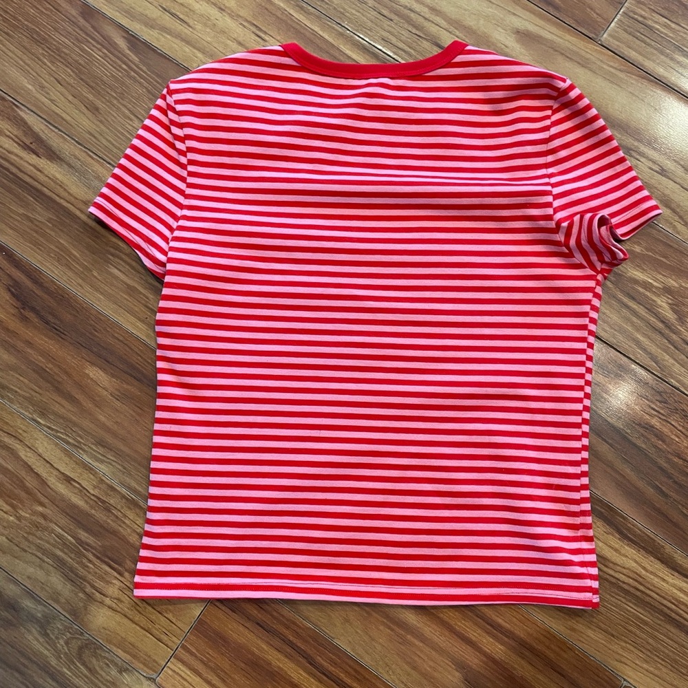 Edikted Red and Pink Baby Tee - Picture 4 of 4